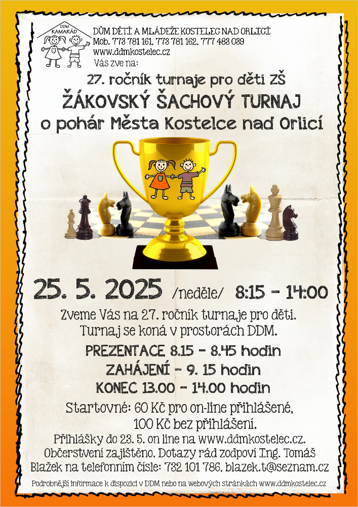 Žákovský turnaj v Kostelci n/O